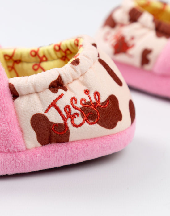 Disney Toy Story Jessie Girls Pink Slip On Loafer Slippers