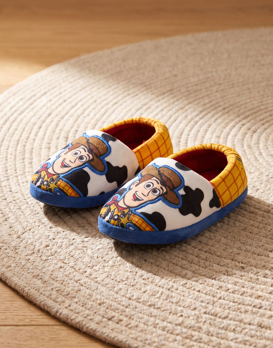 Disney Toy Story Woody Boys Multicoloured Slip On Loafer Slippers