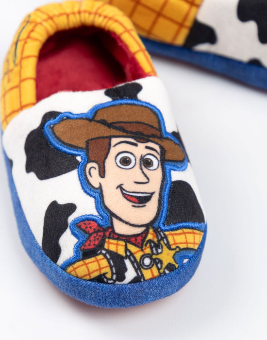 Disney Toy Story Woody Boys Multicoloured Slip On Loafer Slippers