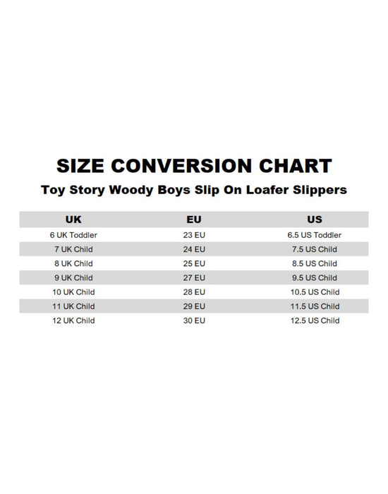 Disney Toy Story Woody Boys Multicoloured Slip On Loafer Slippers