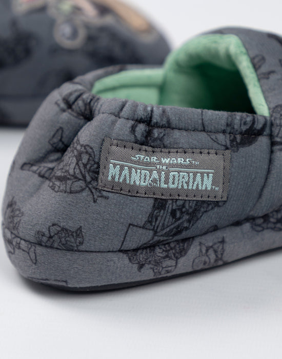 Star Wars Mandalorian Grogu Boys Multicoloured Slip On Loafer Slippers