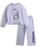 KPop Demon Hunters Huntrix Girls Purple Sweatshirt and Joggers Set