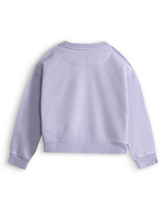 KPop Demon Hunters Huntrix Girls Purple Sweatshirt and Joggers Set
