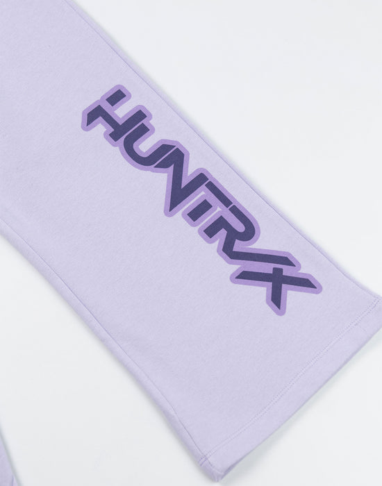 KPop Demon Hunters Huntrix Girls Purple Sweatshirt and Joggers Set
