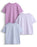 KPop Demon Hunters Multi Character Girls Multicoloured Multi-Pack of 3 Short-Sleeved T-Shirts