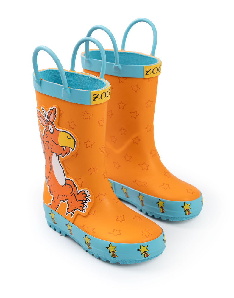 Zog Character Unisex Kids Multicoloured Wellington Boots with Handles