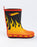 Hot Wheels Flames Boys Multicoloured Wellington Boots without Handles