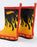 Hot Wheels Flames Boys Multicoloured Wellington Boots without Handles