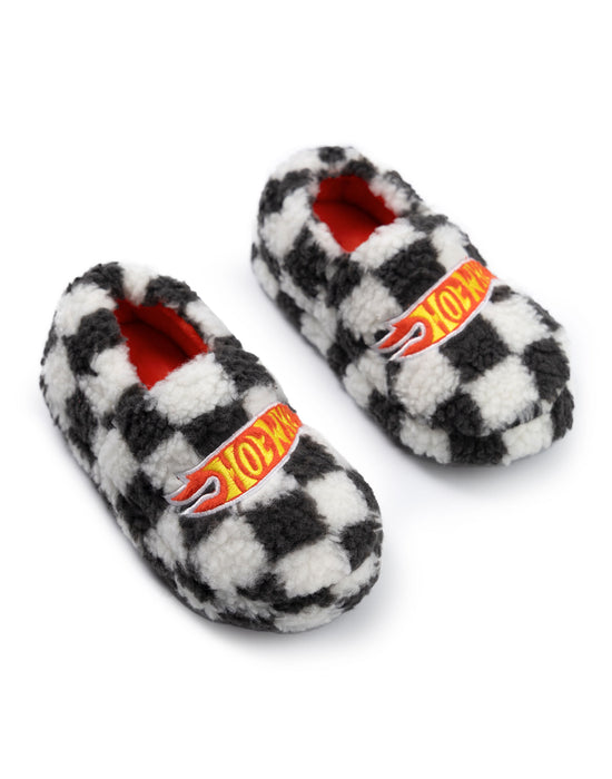 Hot Wheels Logo Boys multicoloured Slip On Loafer Slippers