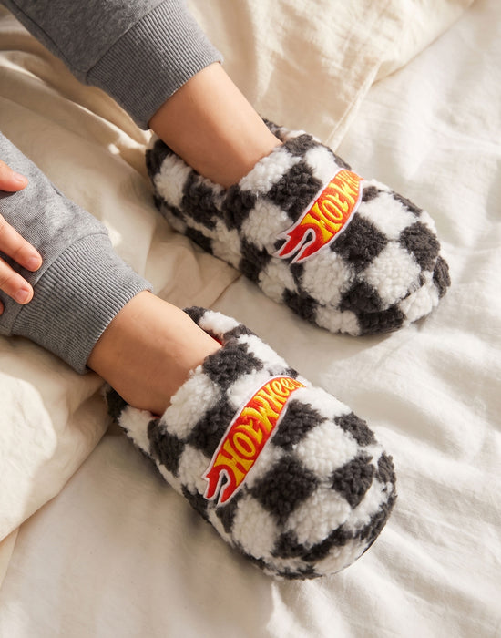 Hot Wheels Logo Boys multicoloured Slip On Loafer Slippers
