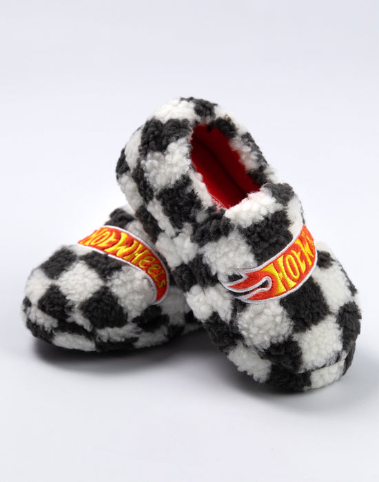 Hot Wheels Logo Boys multicoloured Slip On Loafer Slippers