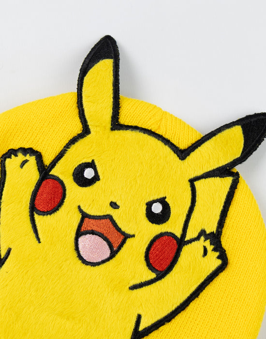 Pokemon Pikachu Unisex Kids Yellow Beanie Hat