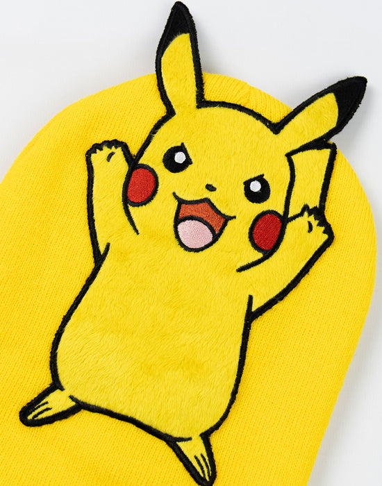 Pokemon Pikachu Unisex Kids Yellow Beanie Hat