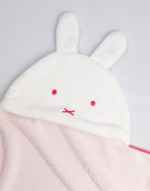 Miffy Character Girls Pink Hooded Blanket
