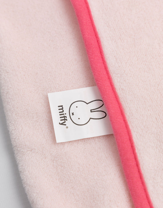 Miffy Character Girls Pink Hooded Blanket