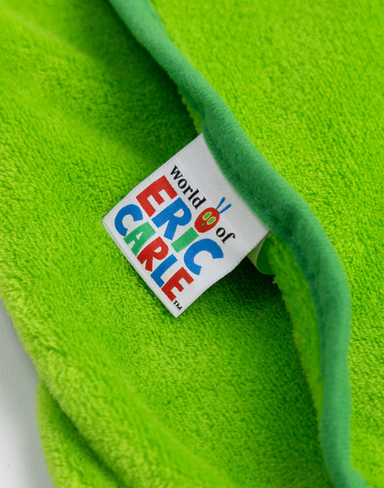 Eric Carle The Very Hungry Caterpillar Unisex Kids Green Hooded Blanket