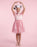 Steal a Brainrot Ballerina Cappucina Girls Pink 2 Piece Costume