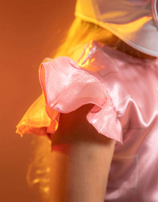 Steal a Brainrot Ballerina Cappucina Girls Pink 2 Piece Costume