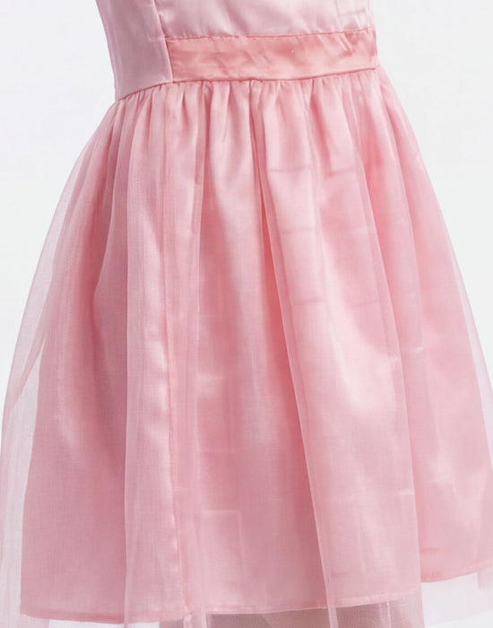 Steal a Brainrot Ballerina Cappucina Girls Pink 2 Piece Costume