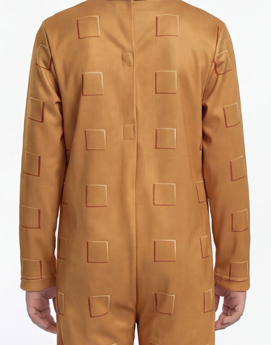 Steal a Brainrot Tung Tung Boys Brown 3 Piece Costume