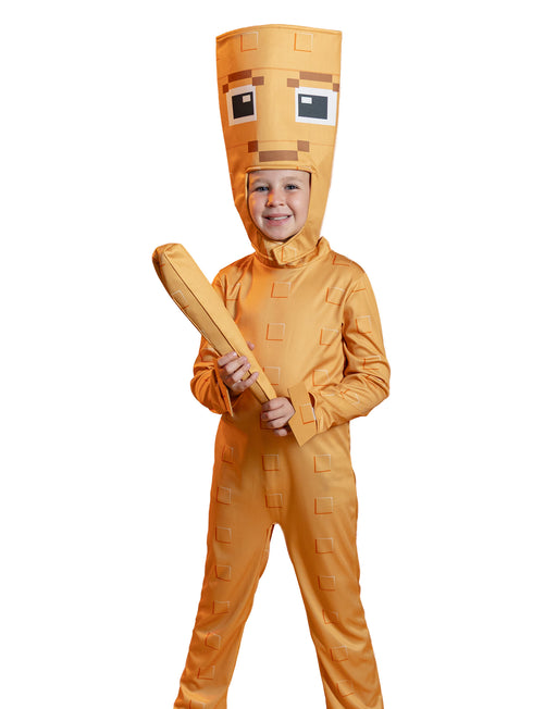 Steal a Brainrot Tung Tung Boys Brown 3 Piece Costume