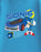 Sonic the Hedgehog Racing Boys Blue Short Sleeved T-Shirt