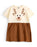Show Me The Merch Reindeer Girls Tan 1 Piece Costume