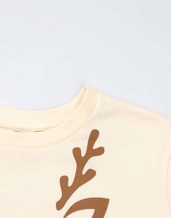 Show Me The Merch Reindeer Girls Tan 1 Piece Costume