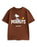 Peanuts Records Snoopy Unisex Kids Brown Short Sleeved T-Shirt