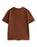 Peanuts Records Snoopy Unisex Kids Brown Short Sleeved T-Shirt