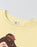 Disney Beauty And The Beast Belle Face Character Girls Yellow Sweatshirt Dress