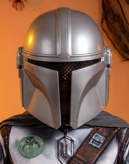 Star Wars Mandalorian Unisex Kids Black 2 Piece Costume