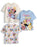 Disney Minnie Mouse Girls Multicoloured Multi-Pack of 3 Short-Sleeved T-Shirts