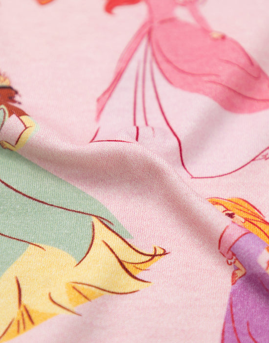 Disney Princess Girls Multicoloured Short Sleeved T-Shirt