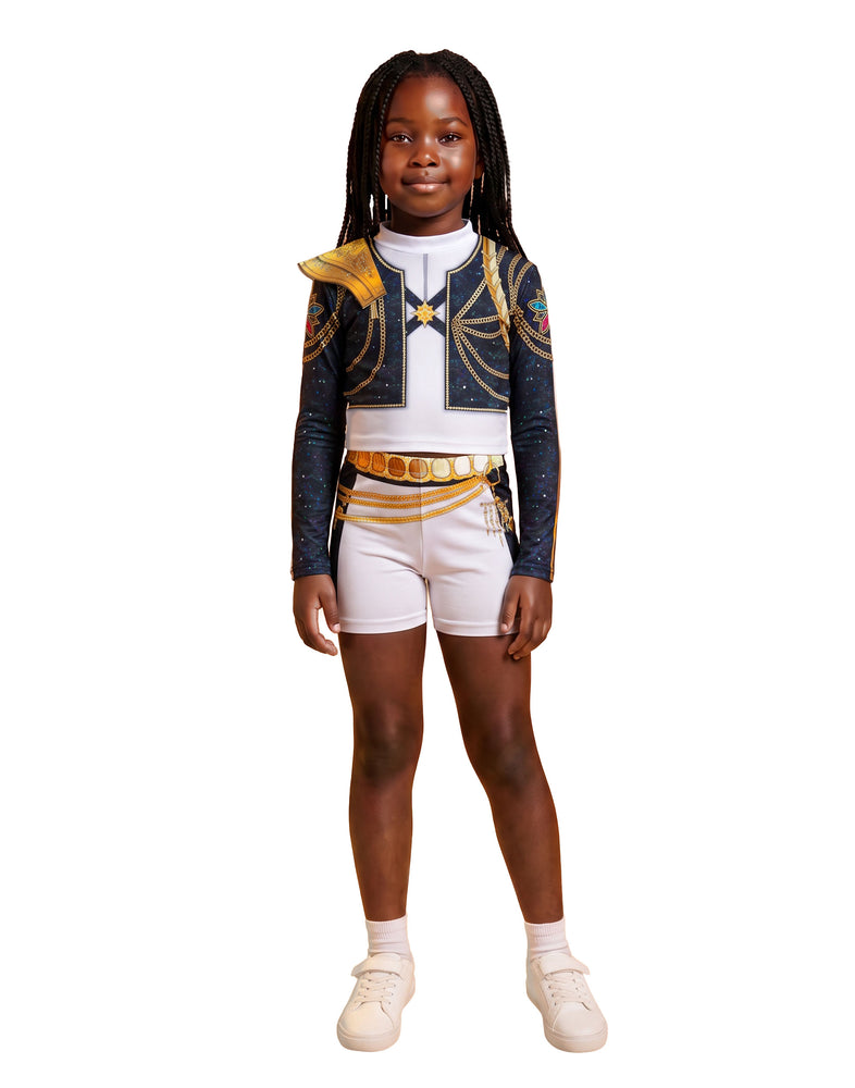 KPop Demon Hunters Rumi Golden Girls Multicoloured 2 Piece Costume