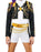KPop Demon Hunters Rumi Golden Girls Multicoloured 2 Piece Costume