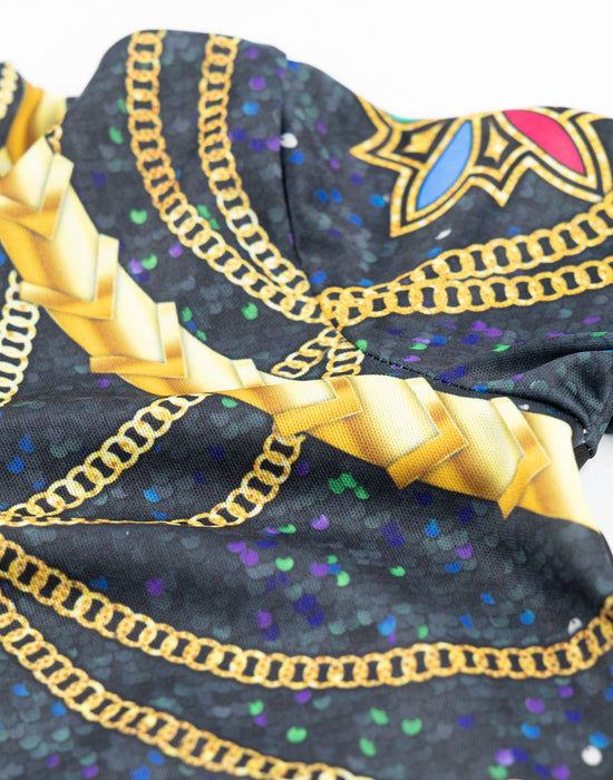 KPop Demon Hunters Rumi Golden Girls Multicoloured 2 Piece Costume