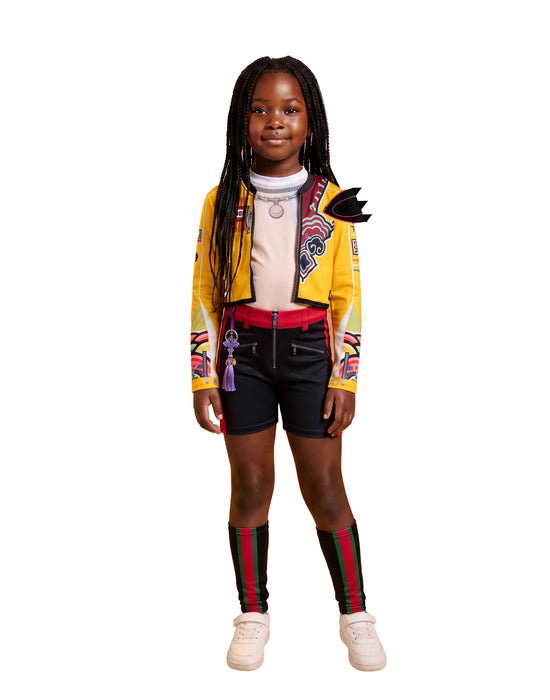 KPop Demon Hunters Rumi Girls Multicoloured 2 Piece Costume