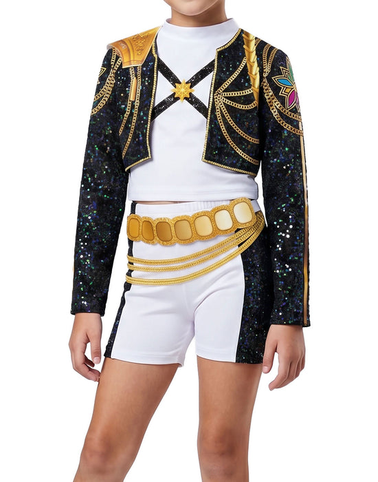 KPop Demon Hunters Rumi Golden Girls Multicoloured 2 Piece Costume