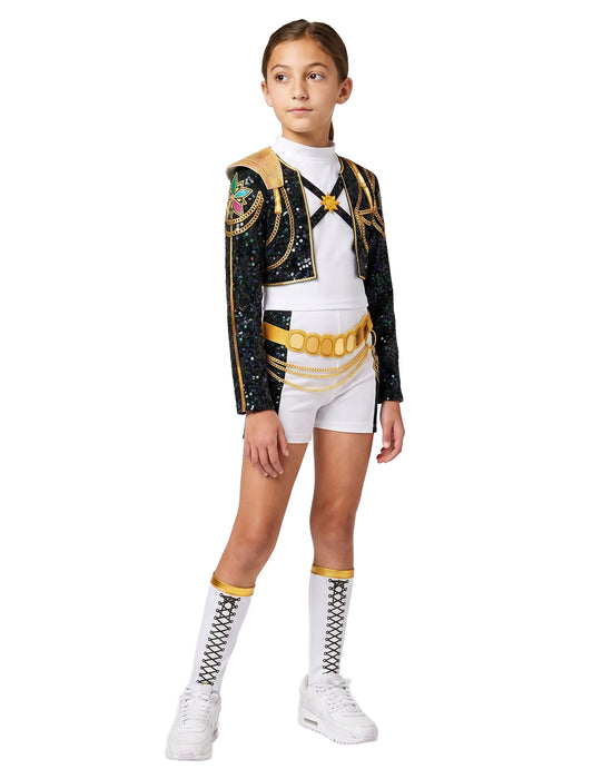 KPop Demon Hunters Rumi Golden Girls Multicoloured 2 Piece Costume