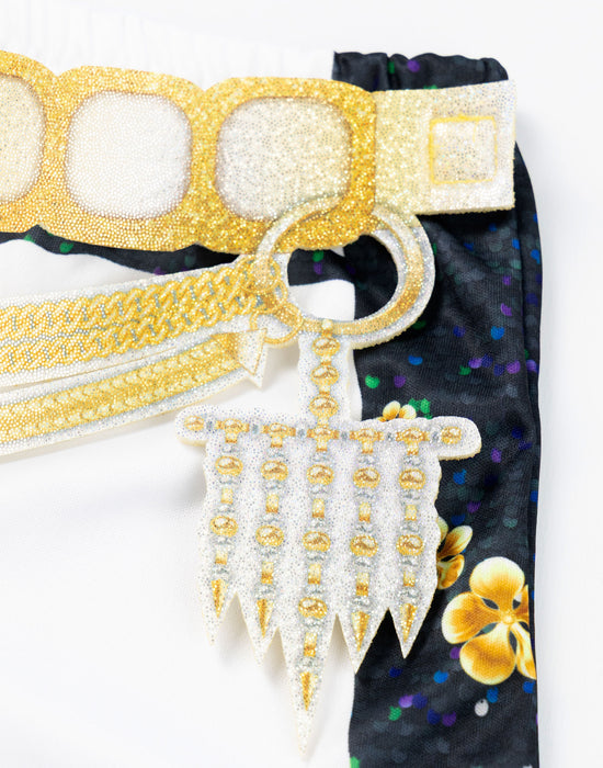 KPop Demon Hunters Rumi Golden Girls Multicoloured 2 Piece Costume