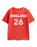 Show Me The Merch England Unisex Kids Red Short Sleeved T-Shirt