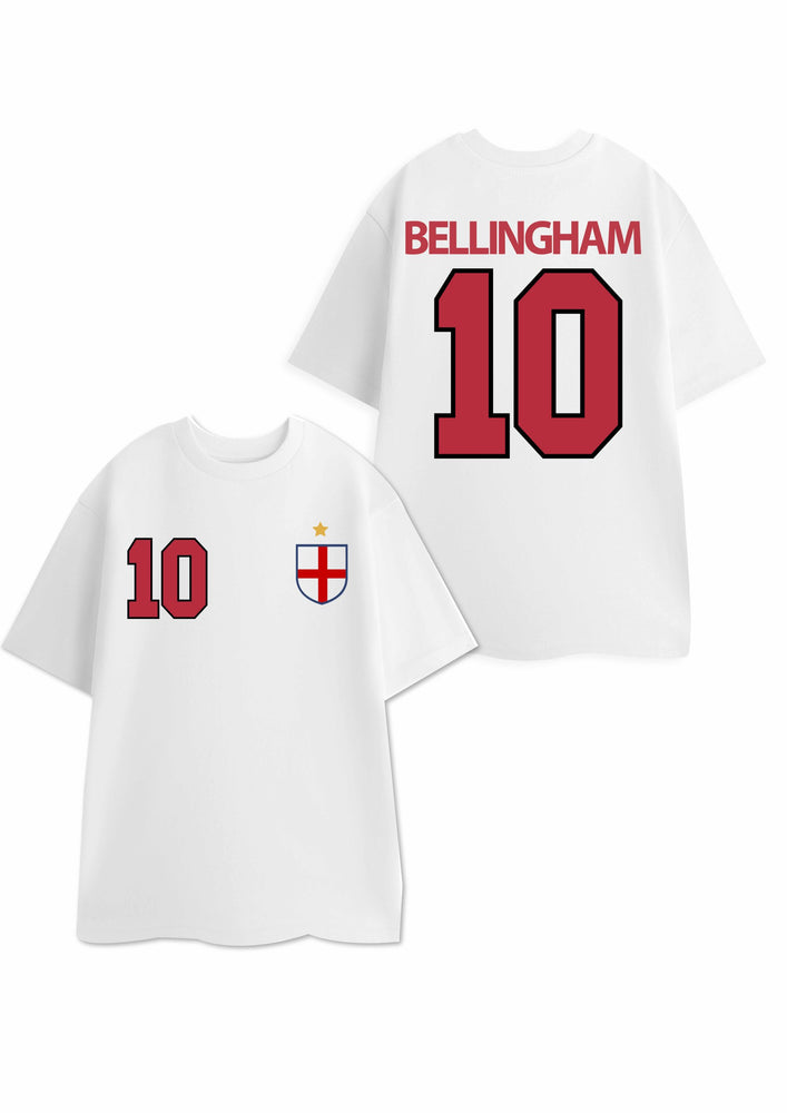 Show Me The Merch Bellingham 10 Unisex Kids White Short Sleeved T-Shirt