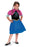 Disney Frozen Anna Girls Multicoloured 2 Piece Costume