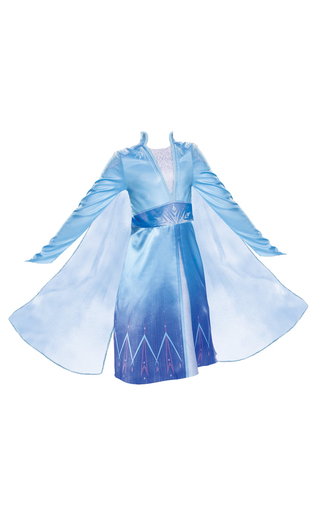 Disney Frozen Elsa Girls Blue 2 Piece Costume