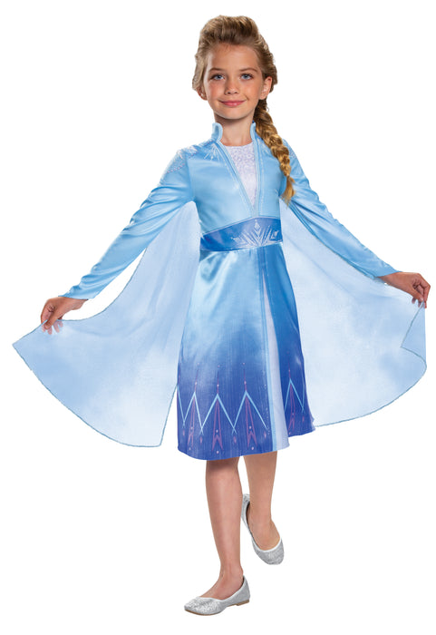 Disney Frozen Elsa Girls Blue 2 Piece Costume