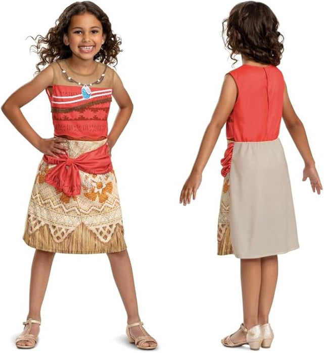 Disney Moana Moana Girls Brown 2 Piece Costume