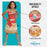 Disney Moana Moana Girls Brown 2 Piece Costume
