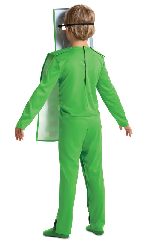 Minecraft Creeper Boys Green 2 Piece Costume