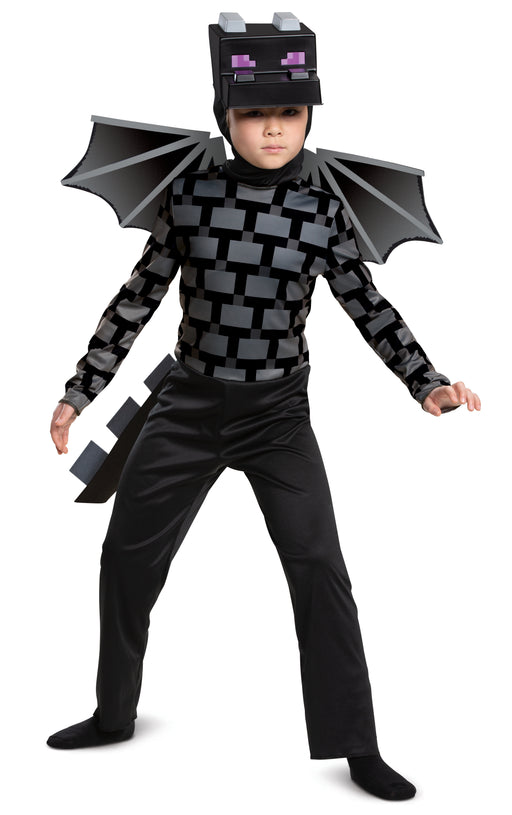 Minecraft Ender Dragon Boys Black 2 Piece Costume